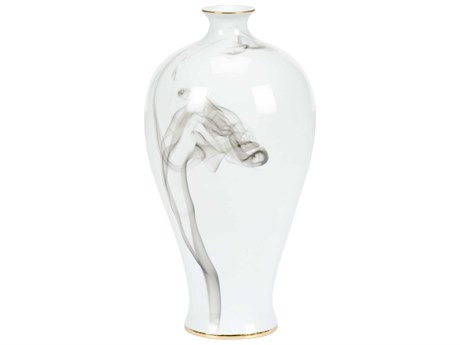 Wildwood White Cinder and Smoke Vase