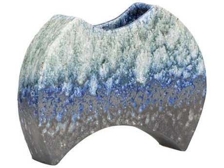 Wildwood Shiga Kerama Indigo Vase