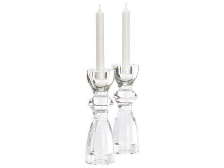 Wildwood Gris Clear Candle Holder
