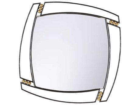 Wildwood Roxy Black Antique Brass Wall Mirror