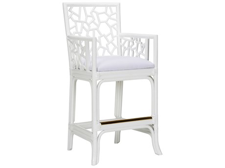 Wildwood Catania Upholstered White Bar Stool
