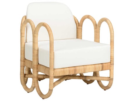 Wildwood Cuixmala White Fabric Accent Chair