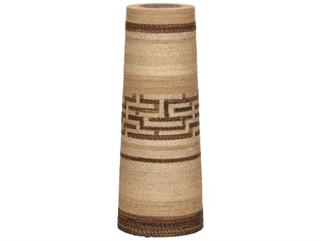 Wildwood Calusa Round Rattan Brown End Table