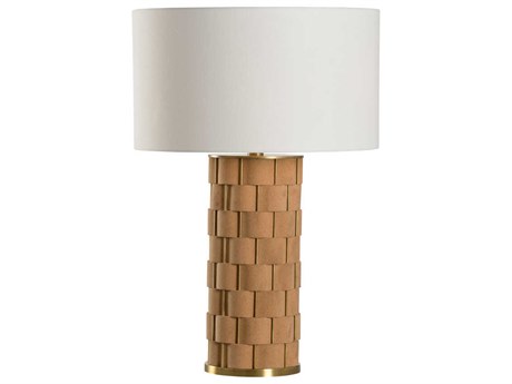 Wildwood Loire Natural Off White Linen Buffet Lamp