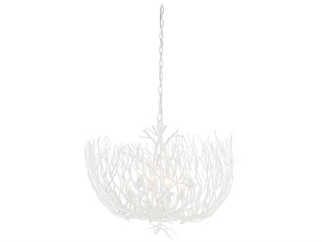 Wildwood Cora 6-Light White Chandelier