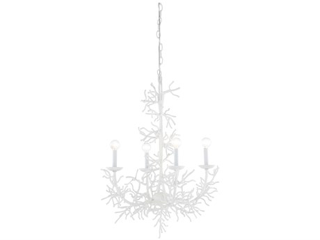 Wildwood Sea Breeze 4-Light White Chandelier