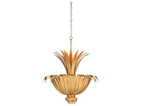 Wildwood Foglia D'oro 5-Light Antique Gold Leaf Chandelier