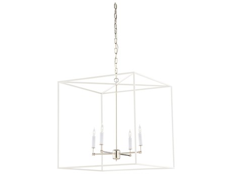 Wildwood Avalon 4-Light White Cream Silver Pendant
