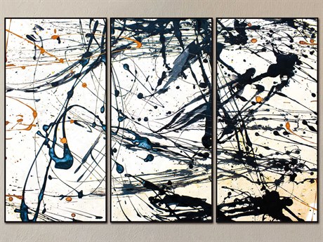 Whiteline Modern Living Irena 3-Piece Canvas Wall Art