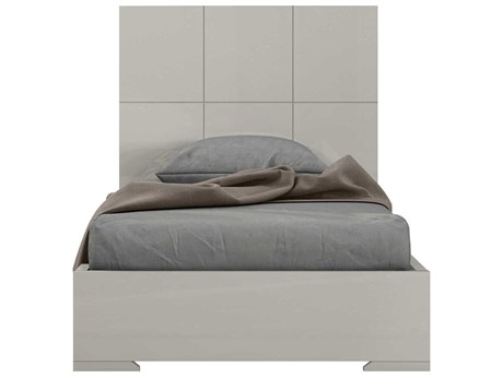 Whiteline Modern Living Anna Light Grey Wood Twin Platform Bed