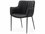 Whiteline Modern Living Tiffany Brown Faux Leather Arm Dining Chair  WMLDAC1928PBRN