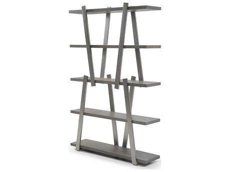 Whiteline Modern Living Elena Grey Bookcase