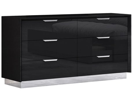 Whiteline Modern Living Navi 6-Drawers Double Dresser