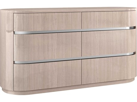 Whiteline Modern Living Waves 6-Drawers Double Dresser