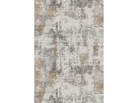 Whiteline Modern Living Goldy Abstract Runner Area Rug