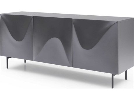 Whiteline Modern Living Kaya 71" Dark Grey Sideboard
