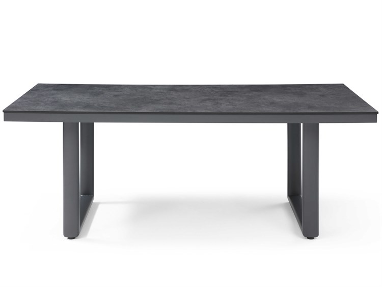 Whiteline Modern Living Doris Dining Table Dark Grey 2