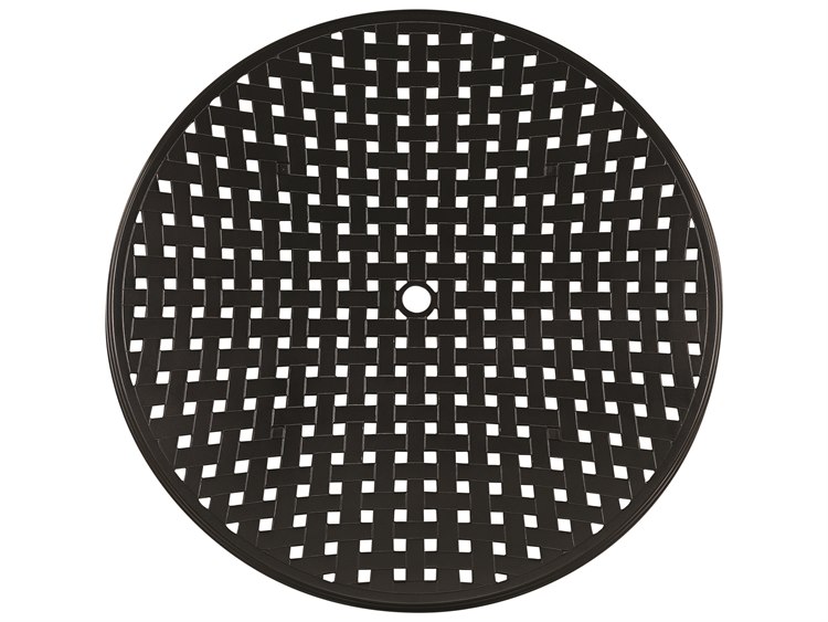 Woodard Thatch Round Table Top Aluminum 2