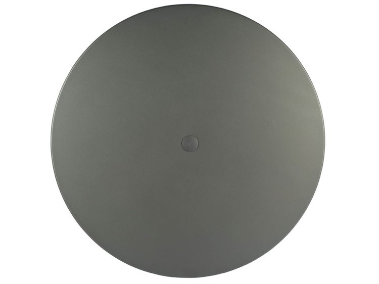 Woodard Aluminum Round Solid Top Rolled Edge with Umbrella Hole