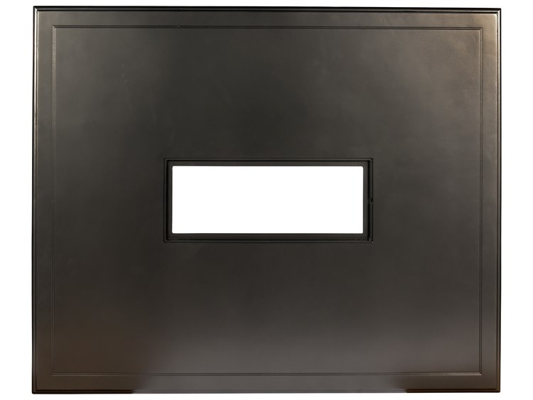 Woodard Cast Aluminum Beaded Edge 70''W x 60''D Rectangular Fire Table Top with Burner Cover