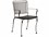 Woodard Constantine Wrought Iron Dining Arm Chair with Cushion  WR130001ST