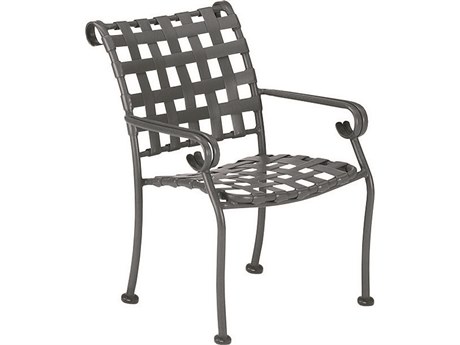 Woodard Ramsgate Aluminum Stackable Dining Arm Chair