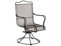 High Back Swivel Rocker Dining Chair - No Cushion