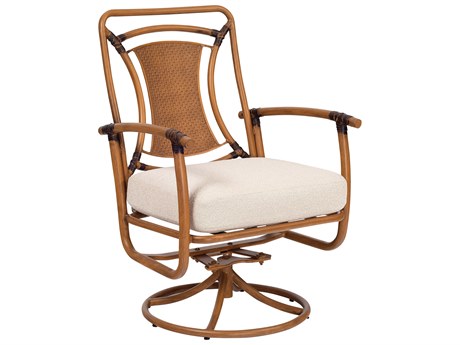 Woodard Glade Isle Formal Swivel Rocker Dining Chair Replacement Cushions
