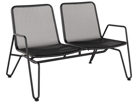 Woodard Turner Wrought Iron Dual Rocker Lounge Chair