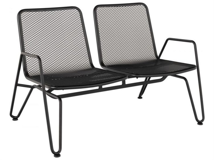 Woodard Turner Wrought Iron Dual Rocker Lounge Chair with Optional Cushion