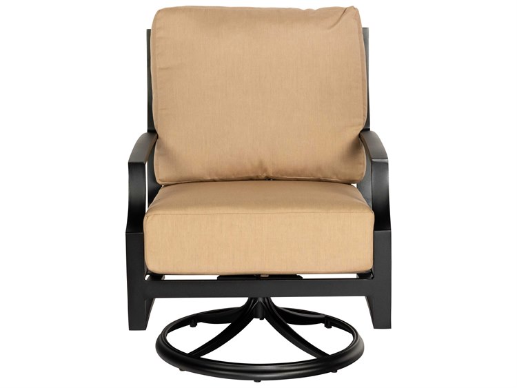 Woodard Seal Cove Aluminum Swivel Patio Lounge Chair | WR1X0477