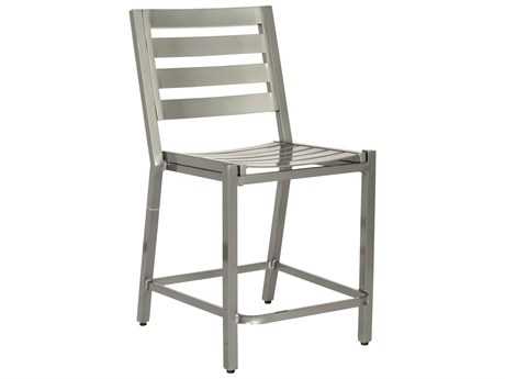 Woodard Palm Coast Slat Counter Stool without Arms Seat Replacement Cushions
