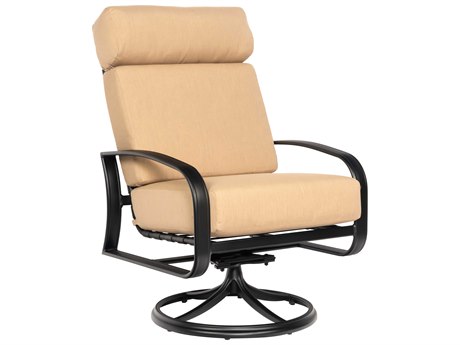 Woodard Cayman Isle Cushion Aluminum Swivel Rocker Lounge Chair