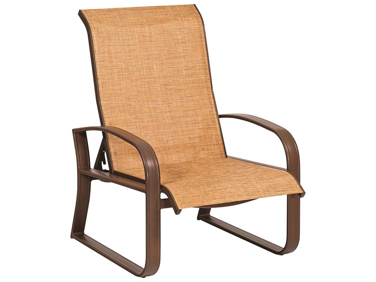 Woodard Cayman Isle Sling Aluminum Adjustable Lounge Chair