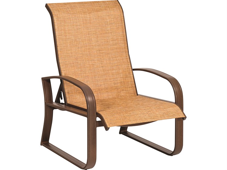 Woodard Cayman Isle Sling Aluminum Adjustable Lounge Chair