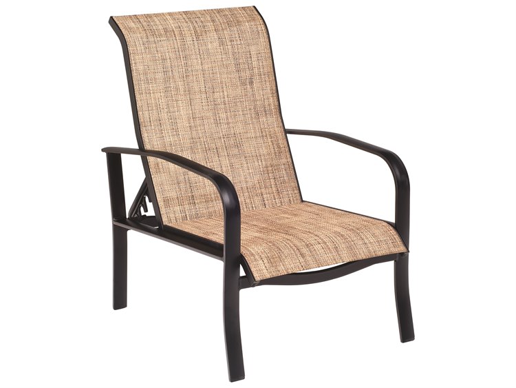 Woodard Fremont Sling Aluminum Adjustable Lounge Chair