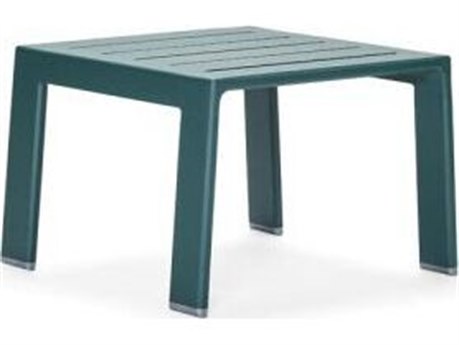 Woodard Elevation Aluminum 24.5''W x 23''D Rectangular End Table