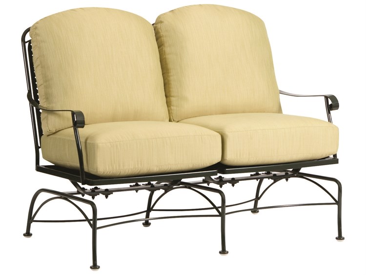 Woodard Fullerton Dual Spring Rocking Loveseat Replacement Cushions