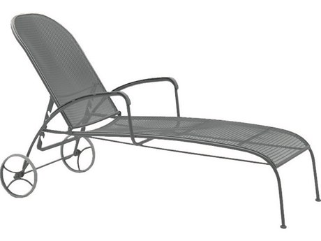 Woodard Valencia Wrought Iron Adjustable Chaise Lounge