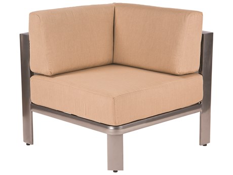 Woodard Metropolis Corner Sectional Lounge Chair Seat & Back Replacement Cushions