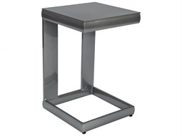 Woodard Metropolis Aluminum Universal 14'' Square C End Table