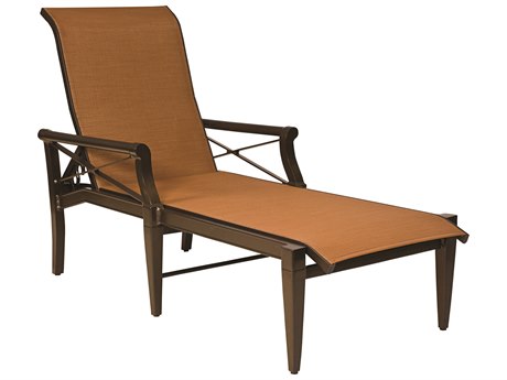 Woodard Andover Sling Aluminum Adjustable Chaise Lounge