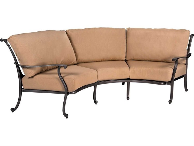 Woodard New Orleans Crescent Sofa Replacement Cushions 3ww464