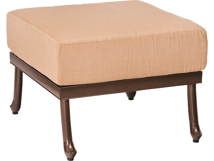 Woodard Casa Cast Aluminum Outdoor Patio Ottoman