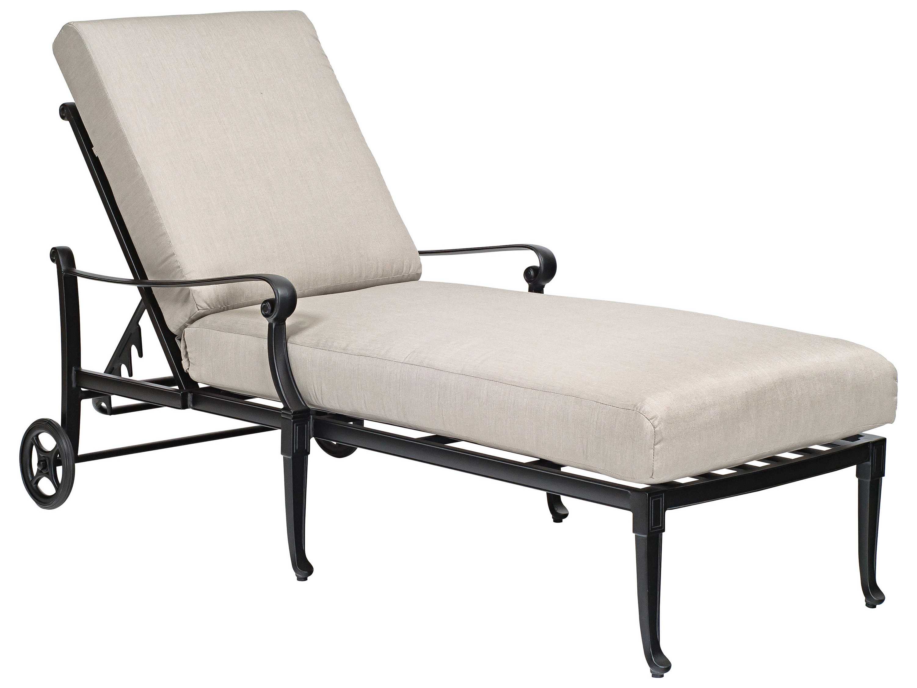 Woodard Wiltshire Aluminum Adjustable Chaise Lounge | WR4Q0470