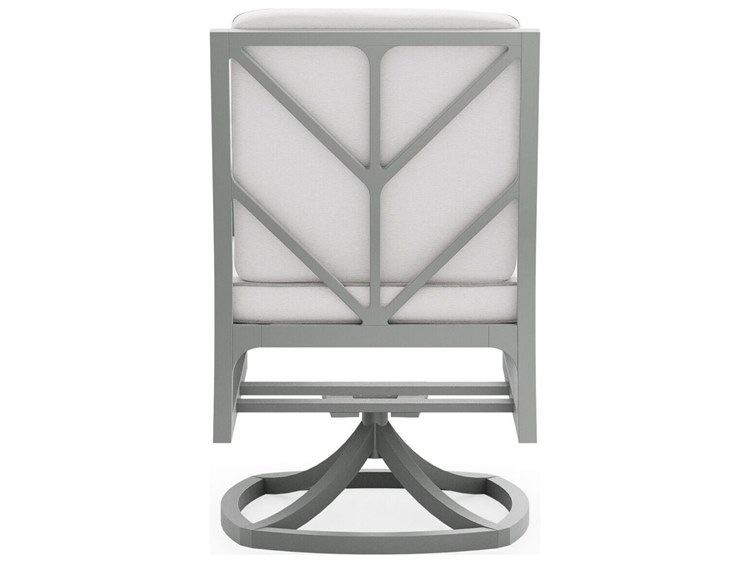 Woodard Alberti Aluminum Cushion Dining Chair 8