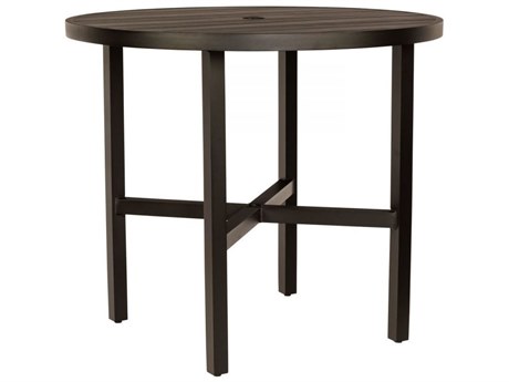 48'' Wide Round Bar Table with Umbrella Hole