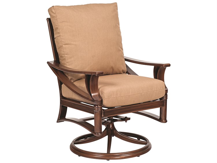 Woodard Arkadia Swivel Rocker Dining Chair Replacement Cushions