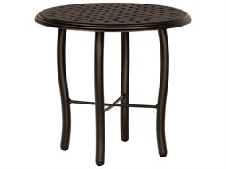 Woodard Thatch Aluminum 22'' Round End Table
