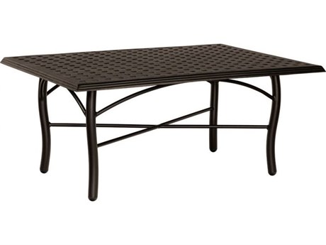Woodard Thatch Aluminum 48''W x 36''D Rectangular Coffee Table